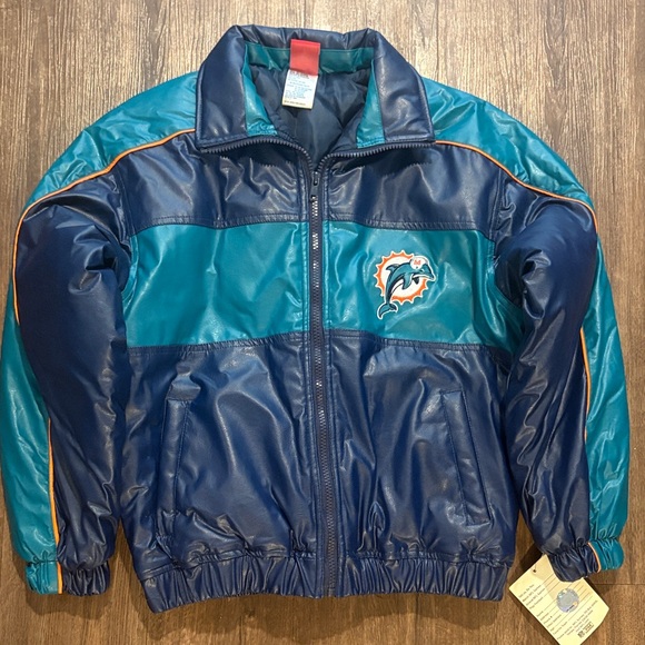 Vintage Miami Dolphins youth 10-12 medium jacket - Picture 1 of 8